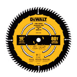 DeWalt 10 in. D X 5/8 in. Carbide Tipped Circular Saw Blade 80 teeth 1 pc