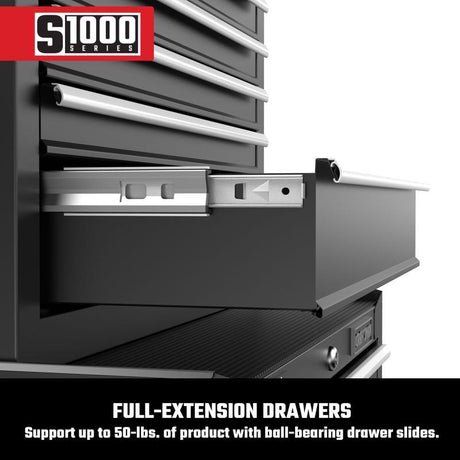 Craftsman S1000 26 in. 5 drawer Steel Tool Chest 17.25 in. H X 12 in. D