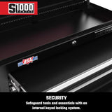 Craftsman S1000 26 in. 5 drawer Steel Tool Chest 17.25 in. H X 12 in. D