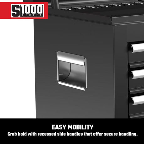 Craftsman S1000 26 in. 5 drawer Steel Tool Chest 17.25 in. H X 12 in. D