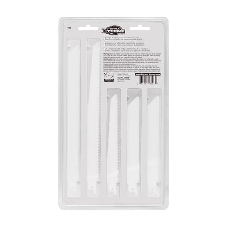 Blu-Mol Xtreme Bi-Metal Reciprocating Saw Blade Set 5 pc