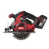 SKIL 20V PWRCORE 20 6-1/2 in. Cordless Brushless Circular Saw Kit (Battery & Charger)