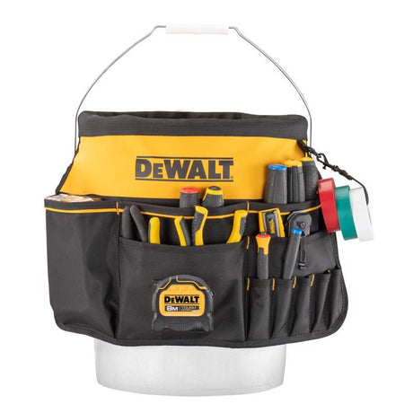 DeWalt Bucket Organizer Ballistic Polyester 37 compartments Black/Yellow