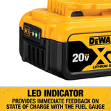 DeWalt 20V MAX XR DCB205CK 5 Ah Lithium-Ion Battery and Charger Starter Kit 3 pc