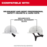 Milwaukee Bolt Hard Hat Sun Shade Fluorescent Yellow