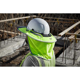 Milwaukee Bolt Hard Hat Sun Shade Fluorescent Yellow