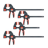 Bessey EHK Series Trigger Combination Clamp Set 4 pc