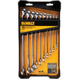 DeWalt SAE Combination Wrench Set 10 pc