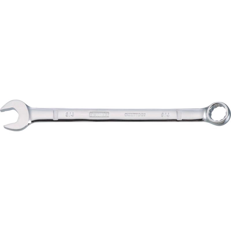 DeWalt 3/4 in. X 3/4 in. 12 Point SAE Combination Wrench 9-11/16 in. L 1 pc