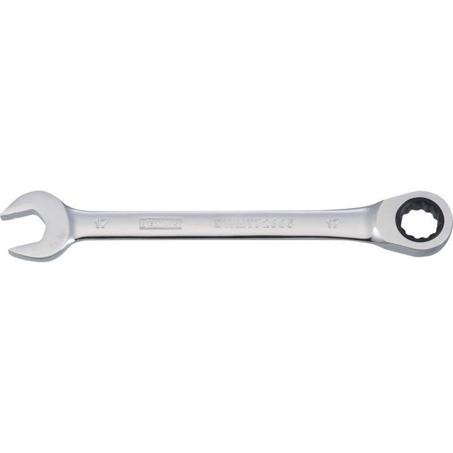 DeWalt 17 mm X 17 mm 12 Point Metric Ratcheting Combination Wrench 8-25/32 in. L 1 pc