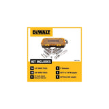 DeWalt 1/4 and 3/8 in. drive Metric/SAE 6 Point Socket Set 34 pc
