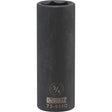DeWalt 3/4 in. X 1/2 in. drive SAE 6 Point Deep Impact Socket 1 pc