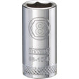 DeWalt 8 mm X 1/4 in. drive Metric 6 Point Socket 1 pc