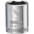 DeWalt 9/16 in. X 3/8 in. drive SAE 6 Point Socket 1 pc