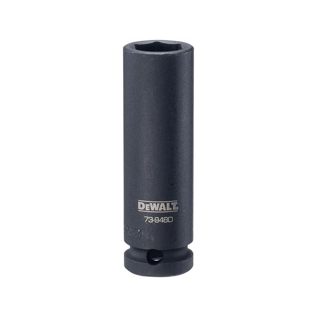 DeWalt 16 mm X 1/2 in. drive Metric 6 Point Deep Impact Socket 1 pc