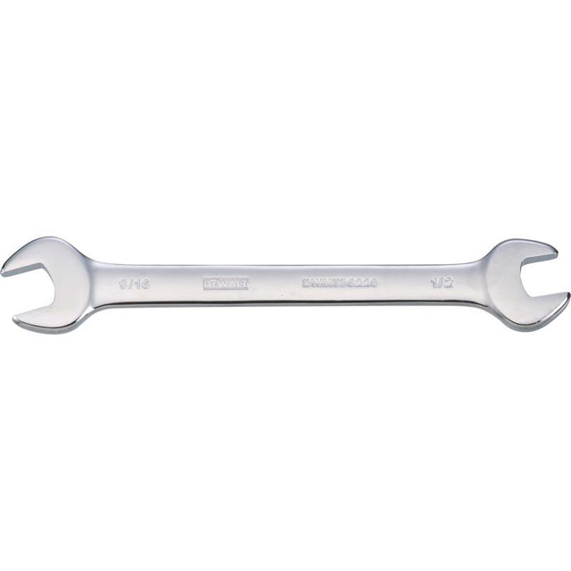 DeWalt 1/2 in. X 9/16 in. SAE Open End Wrench