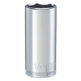 DeWalt 1-1/16 in. X 1/2 in. drive SAE 6 Point Deep Socket 1 pc