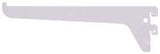 ProSource 25333PHL-PS Single and Utility Shelf Bracket, 62 lb/Pair, 8 in L, 2-1/2 in H, Steel, White, Pack of 30