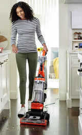 Bissell CleanView 1831 Vacuum Cleaner, Multi-Level Filter, 25 ft L Cord, Samba Orange