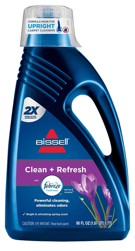 Bissell 1052 Carpet Cleaner, 60 oz Bottle, Liquid, Characteristic, Pale Yellow
