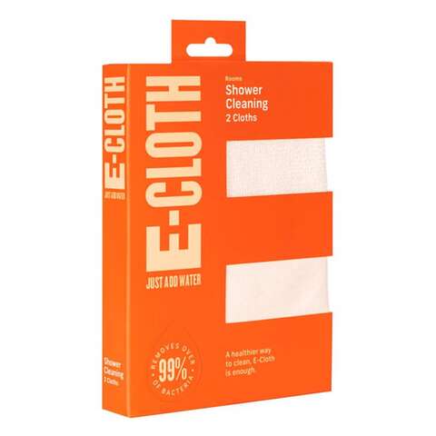 E-Cloth Shower Kit Microfiber Cleaning Cloth 2 pk, Pack of 5