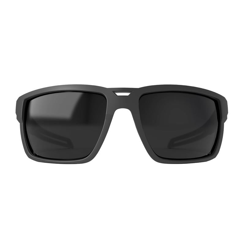 Edge Eyewear Anti-Fog Lassen Safety Glasses Smoke Lens Black Frame