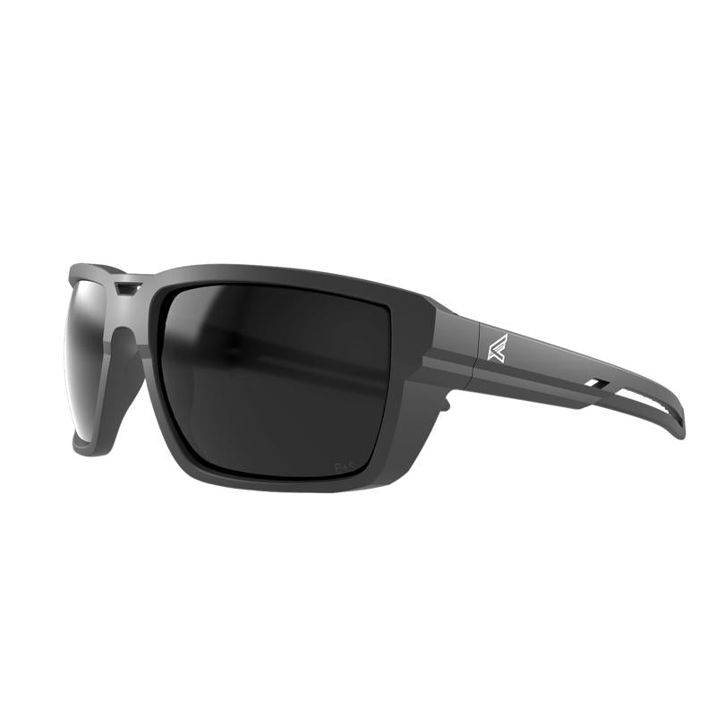Edge Eyewear Anti-Fog Lassen Safety Glasses Smoke Lens Black Frame