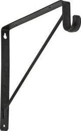 National Hardware S822-092 Shelf and Rod Bracket, 125 lb, Steel, Oil-Rubbed Bronze