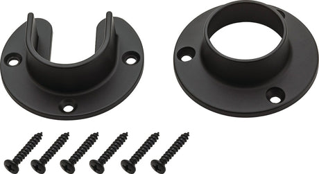 National Hardware V8600 S822-081 Closet Flange Set, Zinc, Oil-Rubbed Bronze