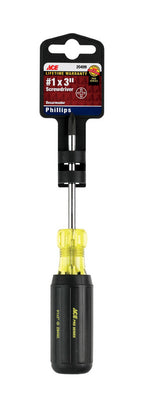 Ace No. 1 X 3 in. L Phillips Screwdriver 1 pc, Pack of 3