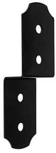 National Hardware Hartley 1219BC Series N800-025 Joist Tie, 9-3/4 in L, 3 in W, Steel, Storm Shine/Powder-Coated, Black