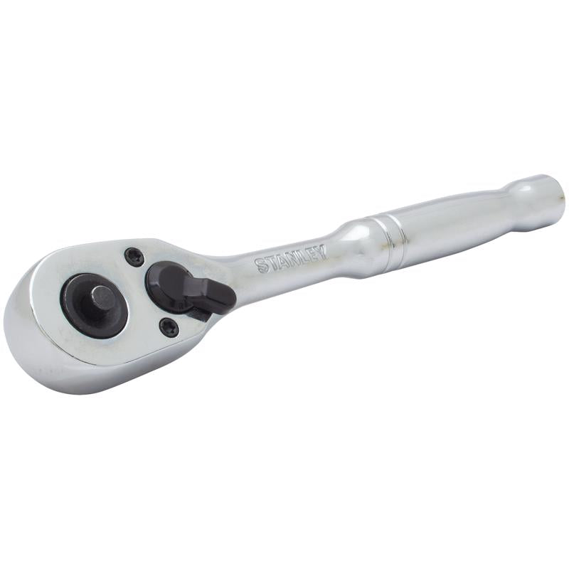Stanley 3/8 in. drive SAE Quick Release Pear Head Ratchet 72 teeth