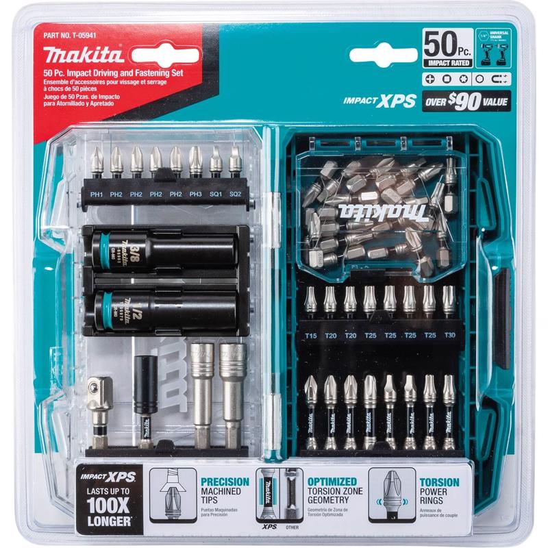 Makita Impact XPS Hex Combo Bit Set 1 pk