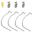 National Hardware N900-009 Wall Hanging Hardware Kit, Steel, Zinc