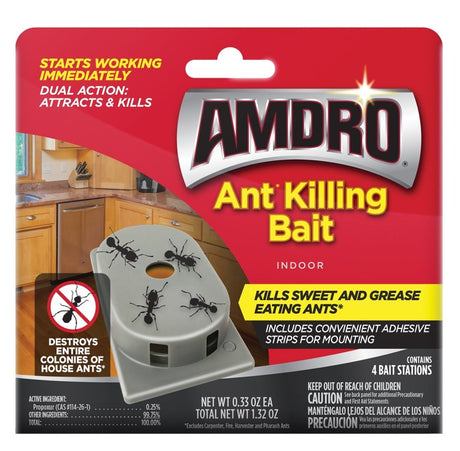 Amdro 100531827 Ant Killing Bait, 0.64 oz, Pack of 24