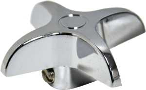 Danco 80025 Diverter Handle, Cross-Arm, Vise Grip, Specifications: 2.7 in OD, Zinc, Chrome Plated