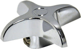 Danco 80025 Diverter Handle, Cross-Arm, Vise Grip, Specifications: 2.7 in OD, Zinc, Chrome Plated