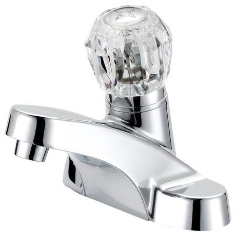 Boston Harbor F4510043CP Lavatory Faucet, 1.2 gpm, 1-Handle, 3-Faucet Hole, Metal/Plastic, Chrome Plated