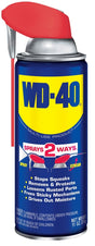 WD-40 Smart Straw 490040 Multi-Use Lubricant, Petroleum Base, 11 oz, Classic Product, Lubricant for Tools, Hinges, Gears