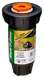 Rain Bird 1802LNPRS Pressure Regulating Pop-Up Sprinkler, Full-Circle, Part-Circle, 3.7 gpm, 1/2 in Connection, FNPT