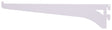 ProSource 25218PHL-PS Heavy-Duty and Single Track Shelf Bracket, 75 lb/Pair, 10 in L, 2-3/8 in H, Steel, White, Pack of 30