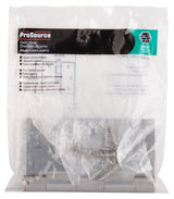 ProSource 20338SNX Square Corner Door Hinge, Steel, Satin Nickel, Loose Pin, 180 deg Range of Motion