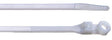 Gardner Bender 48-308 Cable Tie, 1/4 in Max Bundle Dia, Nylon, Natural, 8 in L, 100/BAG