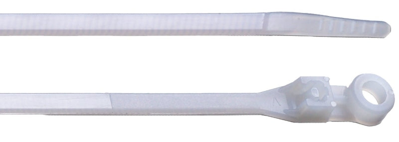 Gardner Bender 48-308 Cable Tie, 1/4 in Max Bundle Dia, Nylon, Natural, 8 in L, 100/BAG
