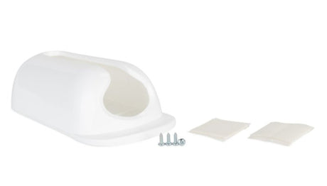 Camco USA Pop-A-Bag 57061 Bag Dispenser, Plastic, White, 12 in L, 5.1 in W, 3 in Dia