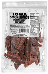 JERKEY BEEF SWEET KICKIN 10OZ, Pack of 6