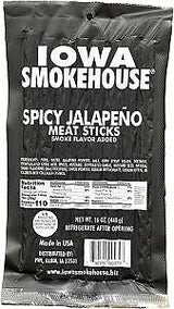 STICK MEAT SPICY JALAPENO 16OZ, Pack of 10