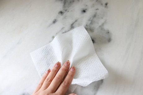 Tub O'Towels TW40-GR Granite and Marble Cleaning Wipes, 8 in L, 7 in W, 1-Ply, Mild, Polypropylene