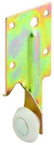 Prime-Line R 7132 Drawer Track Roller, 27/32 in Dia, Plastic/Steel, Gray