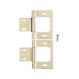 Ace 2.75 in. W X 3 in. L Bright Brass Brass Non-Mortise Hinge 2 pk, Pack of 5